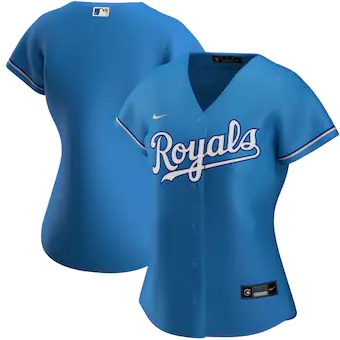 womens nike light blue kansas city royals alternate replica